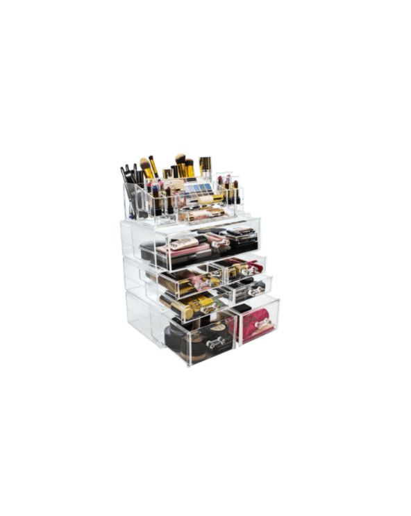 Acrylic Makeup and Jewelry Storage Case Display