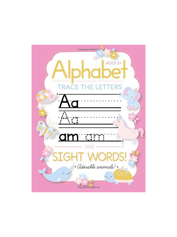 Alphabet Trace the Letters and Sight Words: Adorable Animals