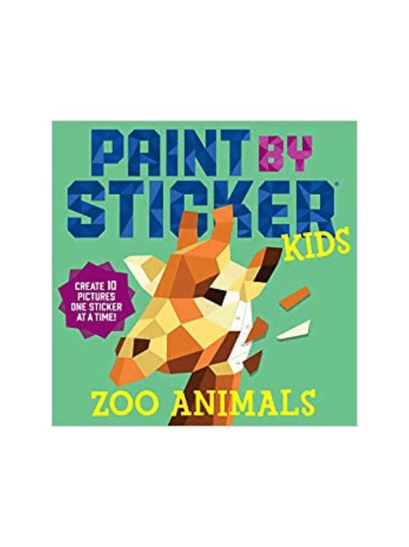 Paint By Sticker Kids: Zoo Animals
