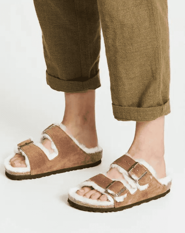 Birkenstock Shearling Sandals