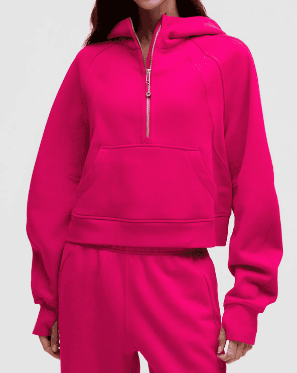 Lulu Scuba Oversized Half Zip Hoodie