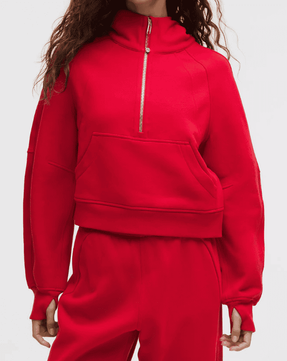 Lulu Scuba Oversized Half Zip Hoodie