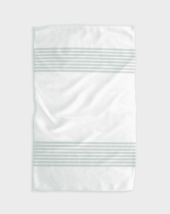 Geometry House Bold Blank Space Mint Towel