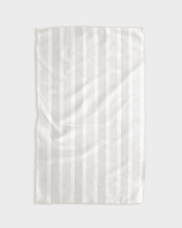 Geometry House Earn Your Stripes Beige Towel