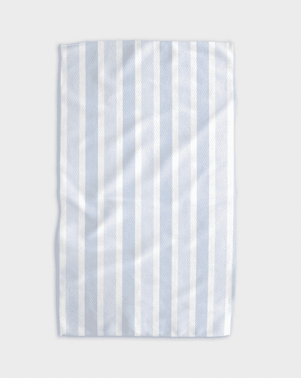 Geometry House Earn Your Stripes Light Blue Towel