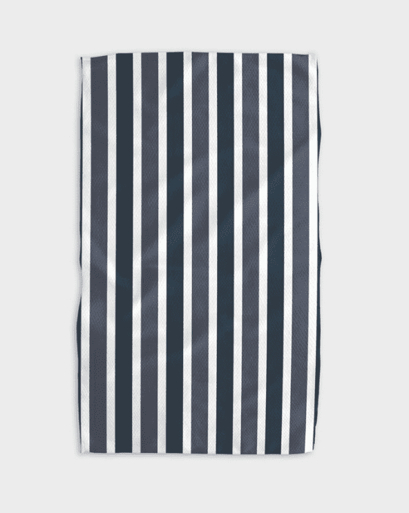 Geometry House Earn Your Stripes Navy Towel