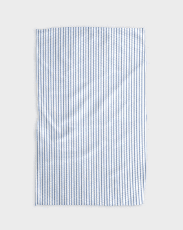 Geometry House Get In Line French Blue Towel