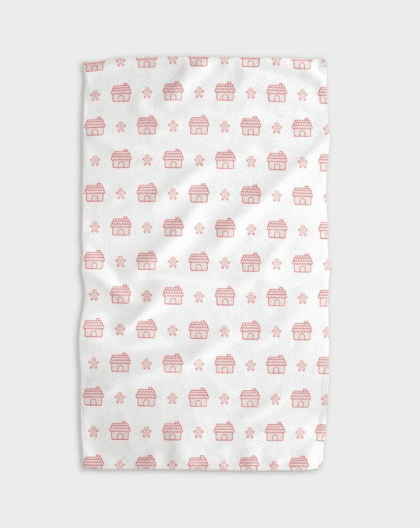Geometry House Ginger Bread Candy Apple Towel