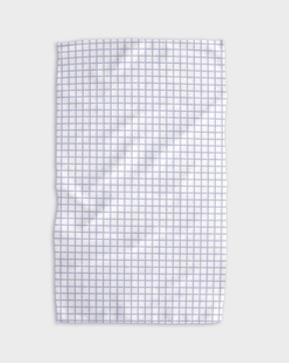 Geometry House Preppy Lilac French Blue Towel