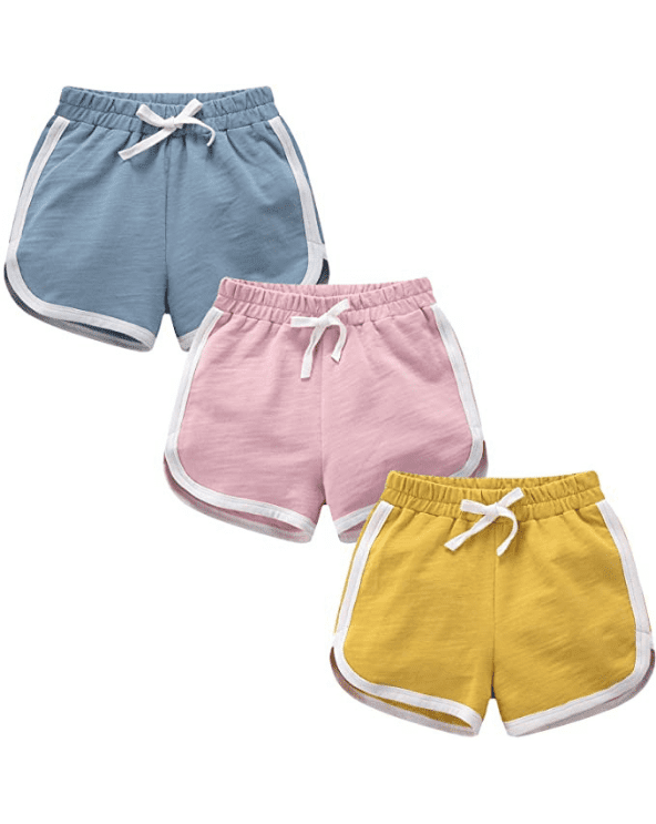 Kids 3 Pack Cotton Shorts