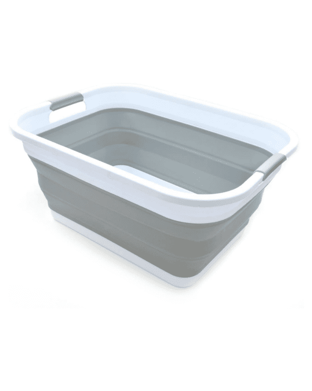 Collapsible Plastic Laundry Basket