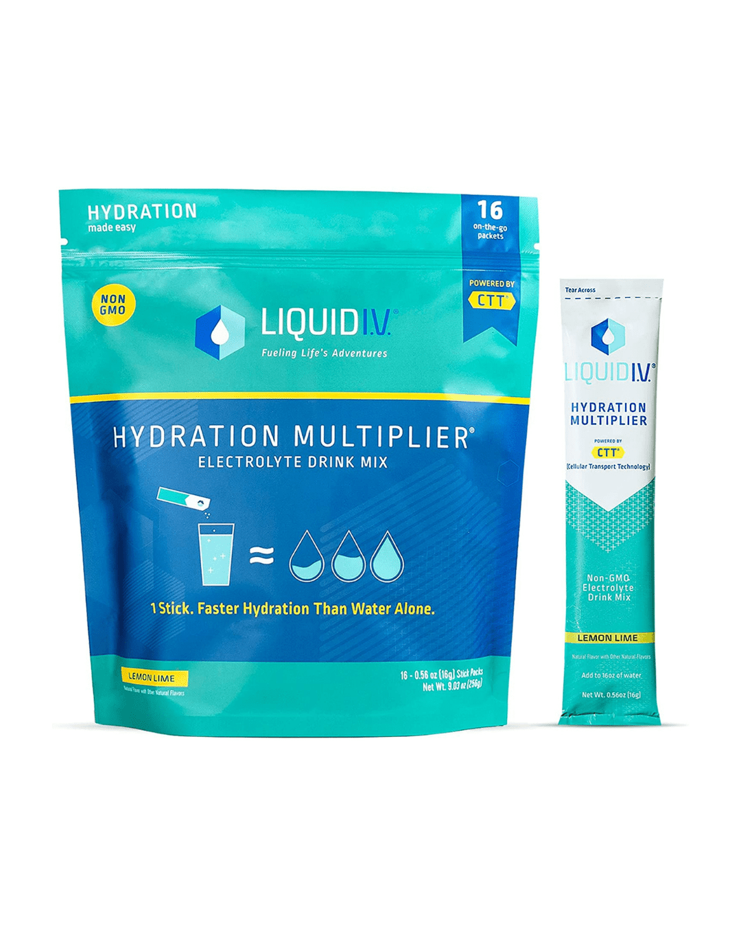 Liquid I.V. Lemon Lime Hydration Powder Packets