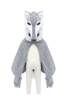 Kid’s Wolf Cape Costume
