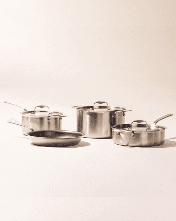 Made-In Stainless Non Stick Cookware Set