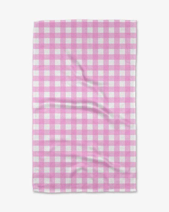 Geometry House Valentine’s Gingham Towel