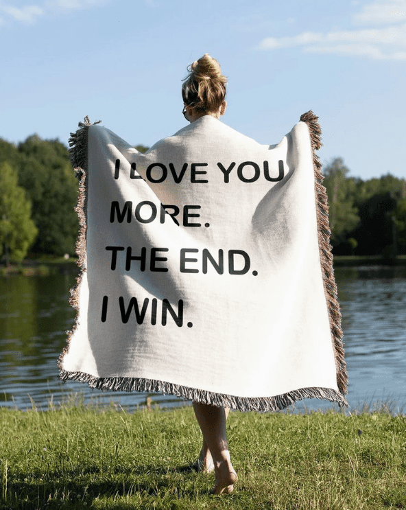 I Love You More Blanket
