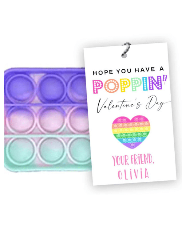 Valentines Pop it Gift Tags