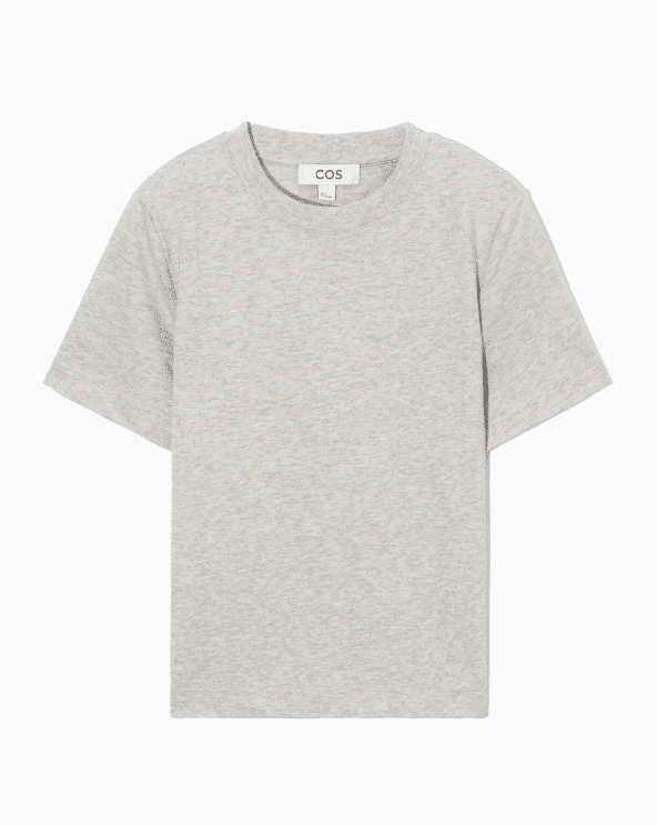 Cos Boxy-Fit Grey T-Shirt