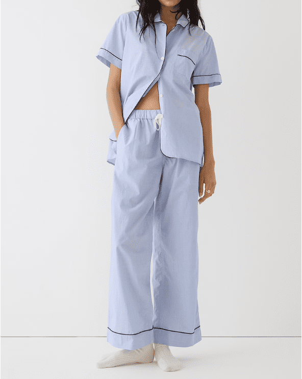 J.Crew Cotton Short-Sleeve Pajama Set