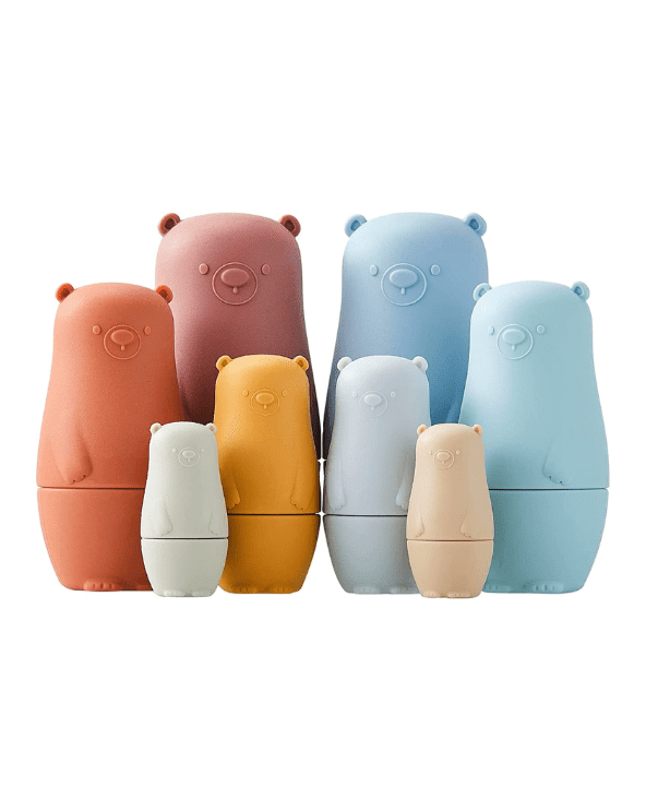 Silicone Nesting Bears Toy