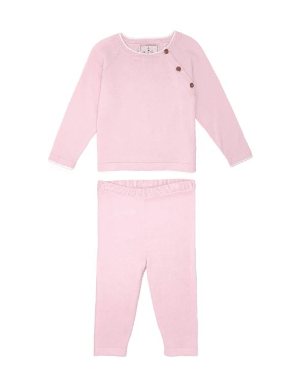 Classic Prep Ellis Baby Pink Sweater Set