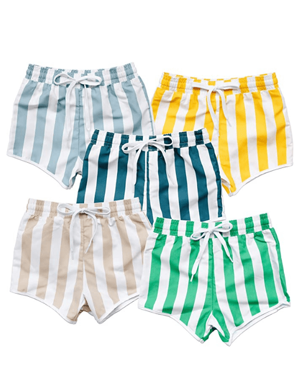 Little Boys Amazon Stripe Swim Shorts