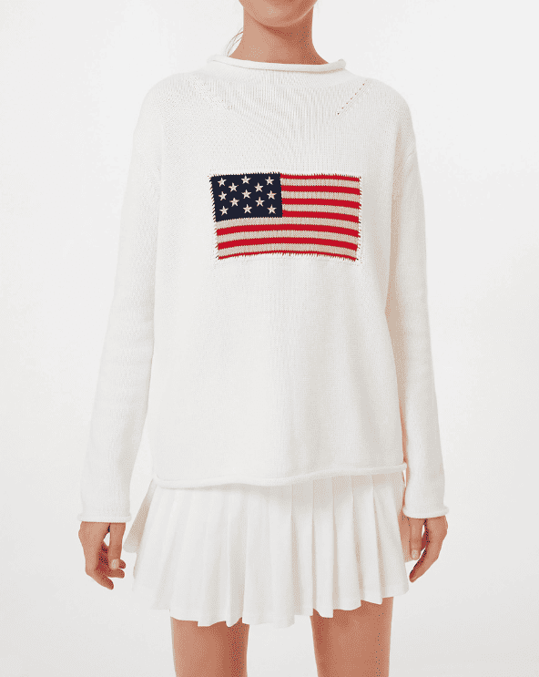 Ivory Americana Sweater