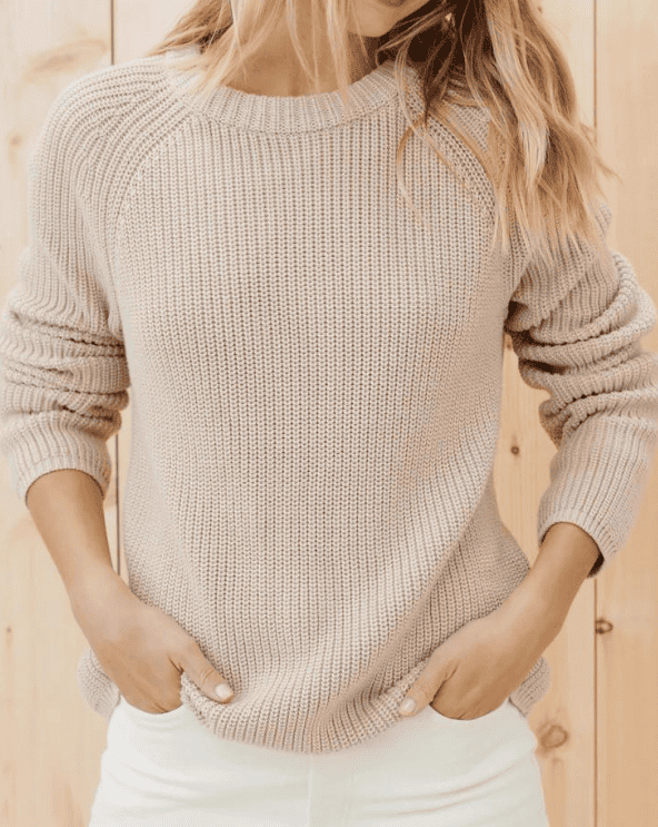 Jenni Kayne Cotton Fisherman Sweater