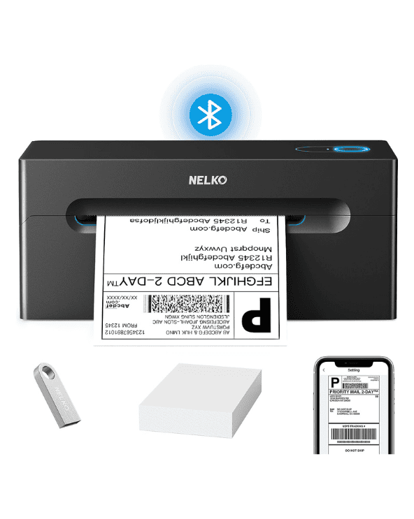 Nelko Bluetooth Shipping Label Printer