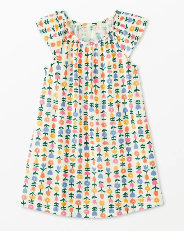 Print Short Sleeve Nightgown