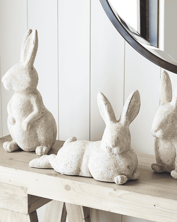 Terracotta Bunny Sculptures
