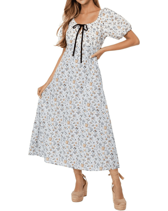 English Factory Floral Maxi Dress