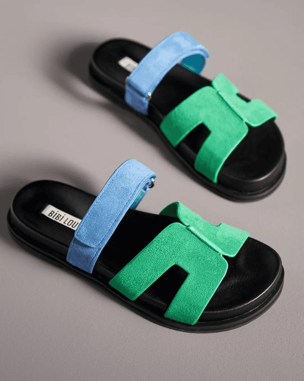 Bibi Lou Cutout Slide Sandals
