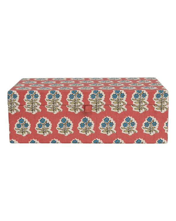 Floral Fabric Decorative Box