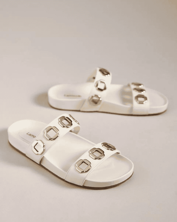 Larroudé Milan Slide Sandals
