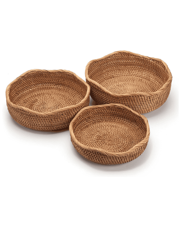 Rattan Round Baskets