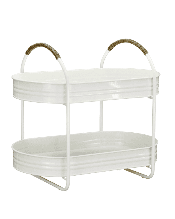 2-Tier Serving Tray Stand