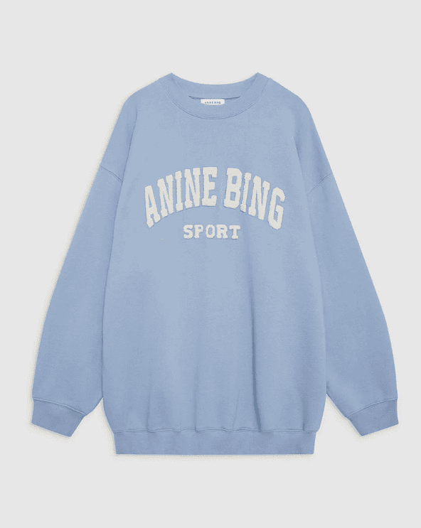 Anine Bing Blue Sweatshirt