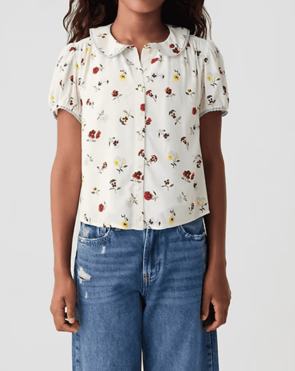 Gap × DÔEN Kids Floral Shirt