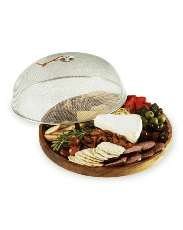 Wooden Charcuterie Board With Dome Cover