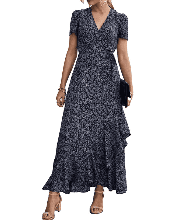 Amazon Wrap Maxi Dress
