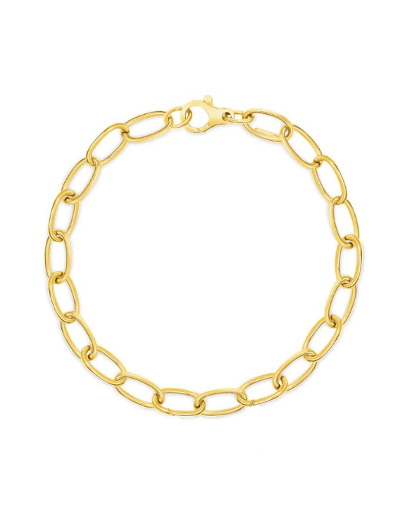 Le Mel Round Chain Bracelet 14K