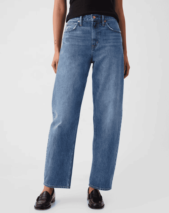 High Rise Barrel Jeans