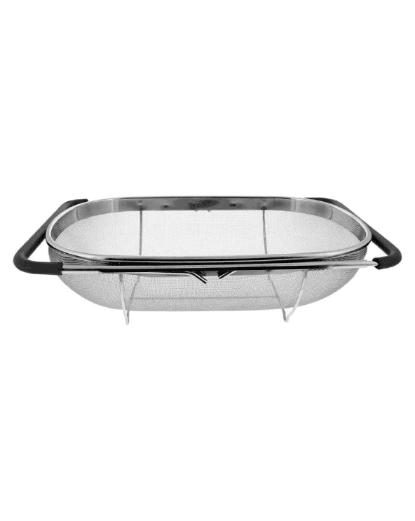 Over the Sink Stainless Steel Colander