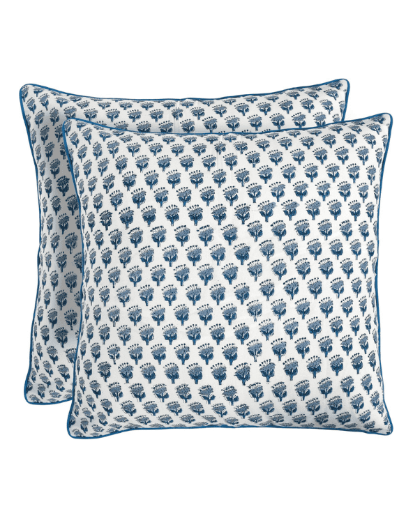 Block Print Pillow Covers