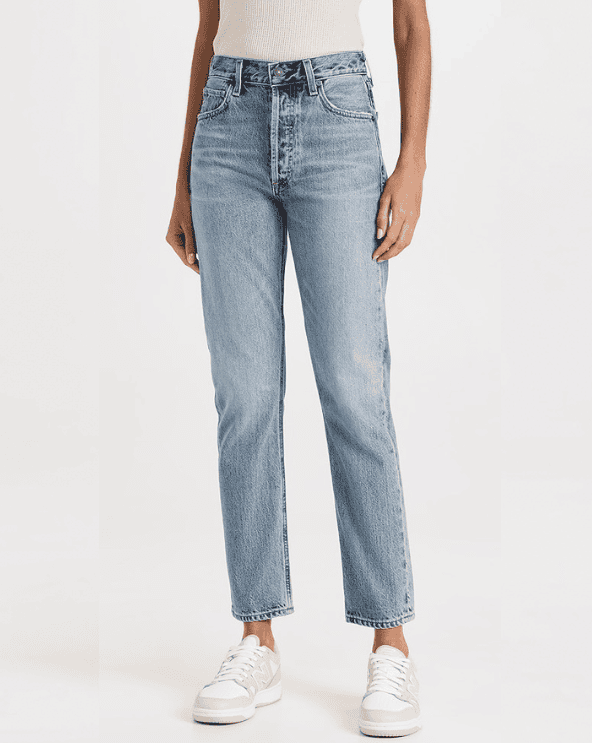 Charlotte High Rise Straight Jeans