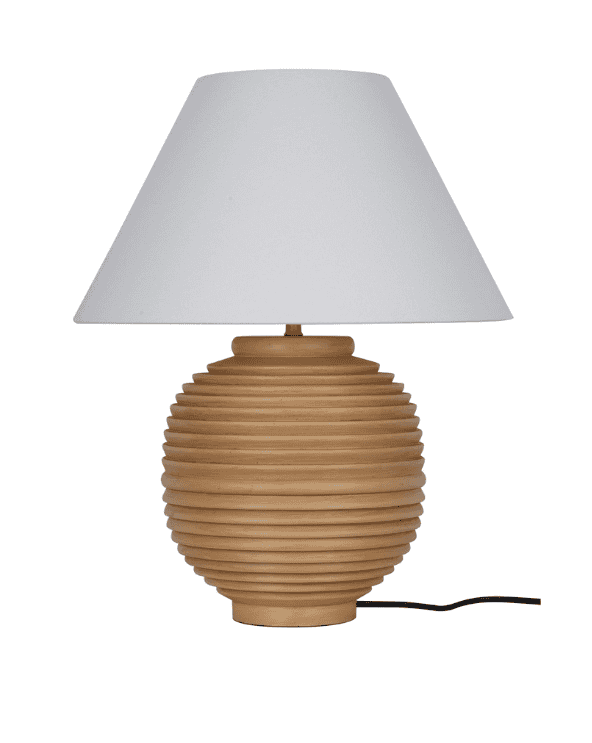 Ribbed Urn Table Lamp