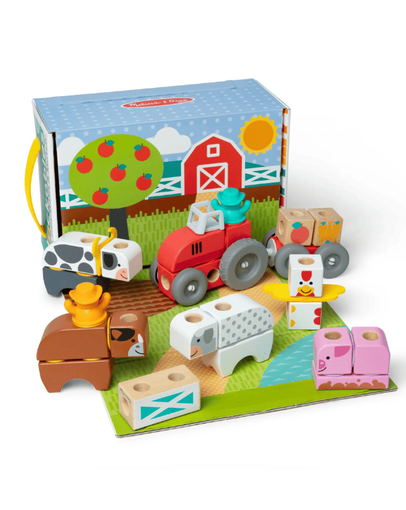 Farm Wooden Block Set