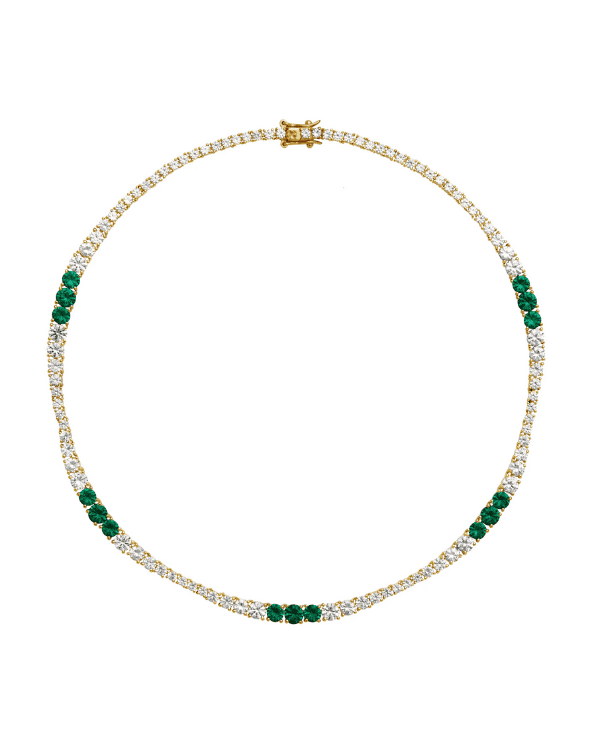 Emerald Gold Necklace