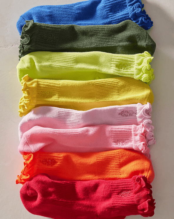 Colorful Ruffle Socks